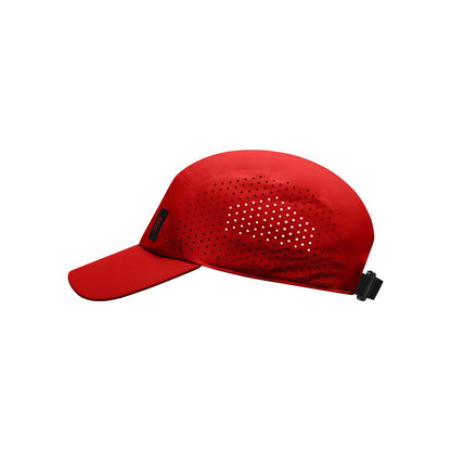 Product shot of the On Lightweight Cap Colour Red 