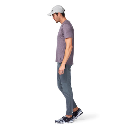 Male Model wearing the On Lightweight Cap Colour grey - Side Angle 